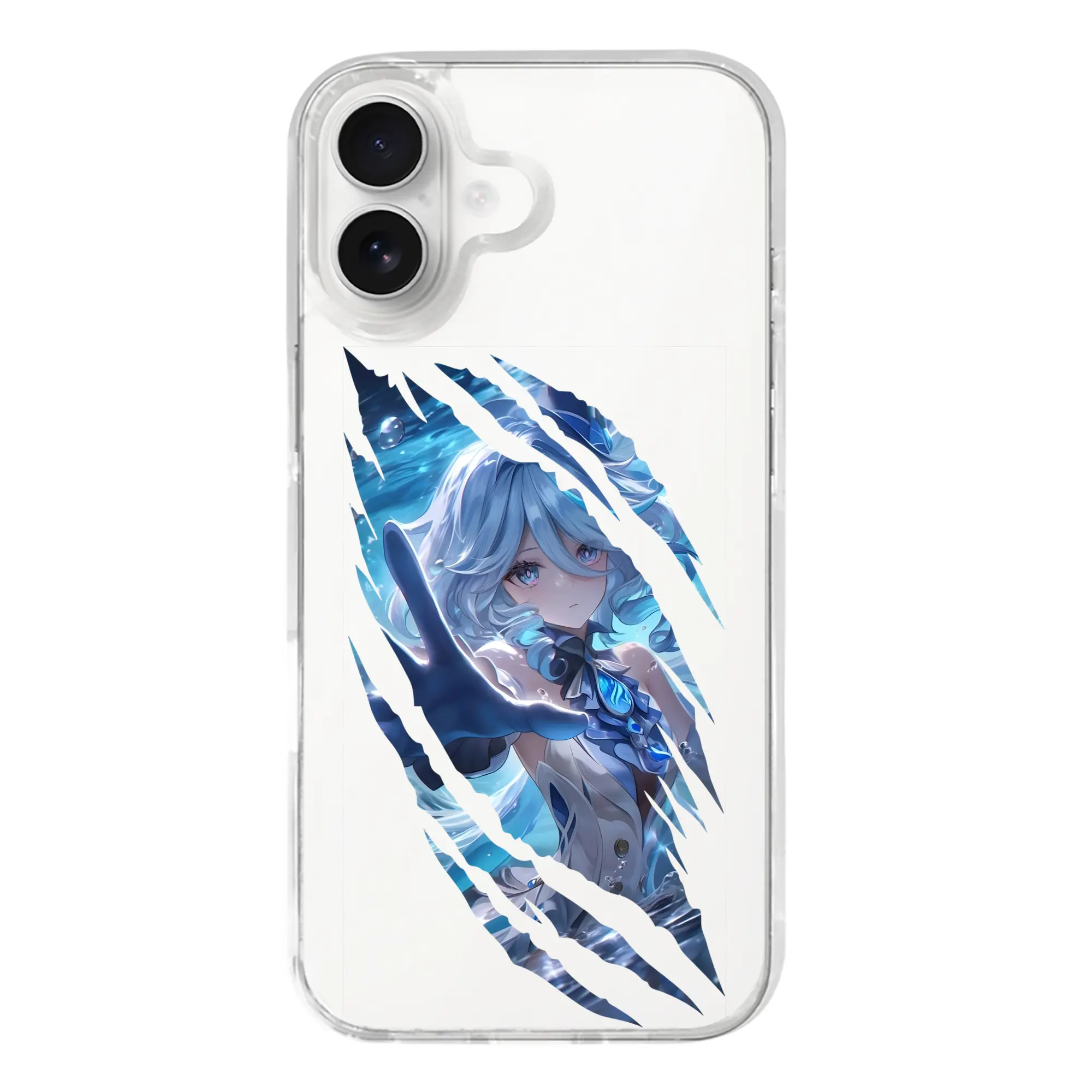 原 神 グッズ フリーナ - iPhone 17シリーズ 透明スマホケース – 薄型・耐衝撃・精密フィット保護カバー